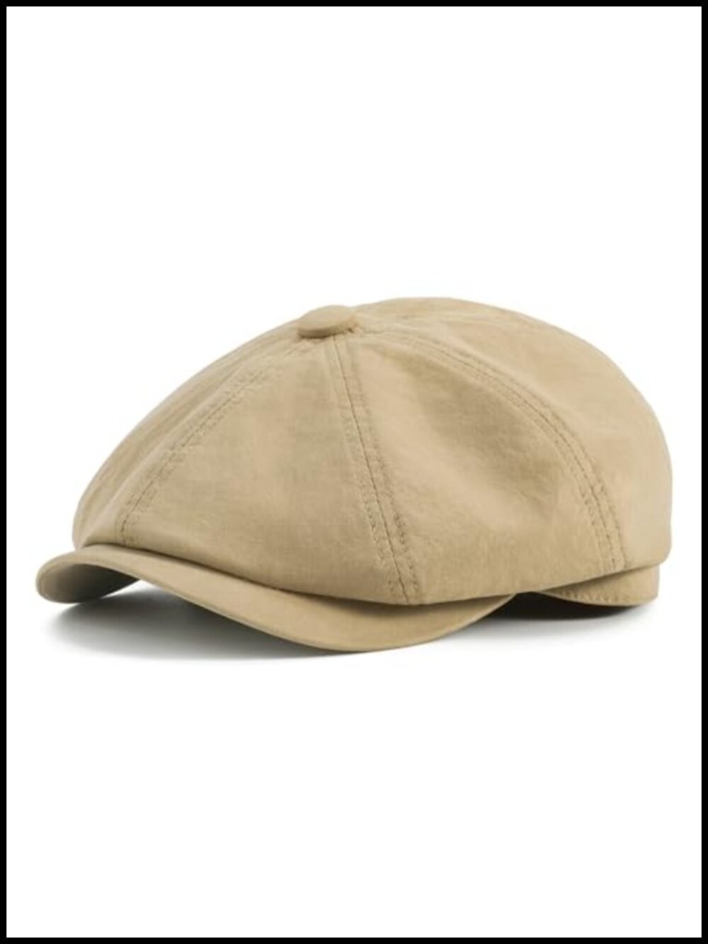 Cotton Newsboy Gatsby Hat Flat Ivy Cabbie Cap Adjustable Men's